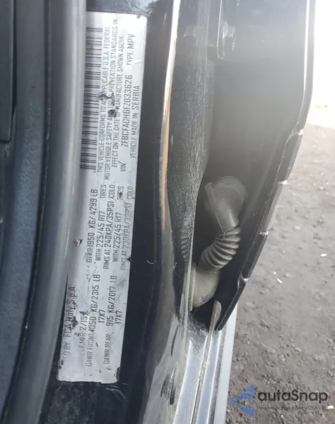 2015 Fiat 500L Trekking из США, поврежденный, VIN ZFBCFADH6FZ033626